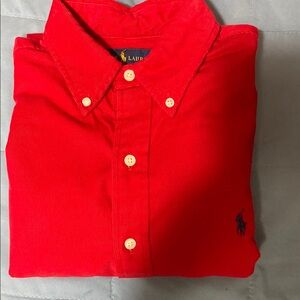 Polo by Ralph Lauren Red Casual Button Down Shirt